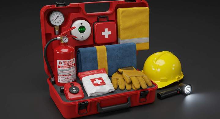 9. un kit de sécurité incendie complet 